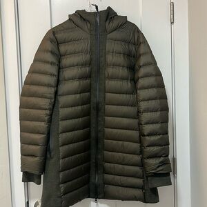 Olive Nike Puffer Jacket